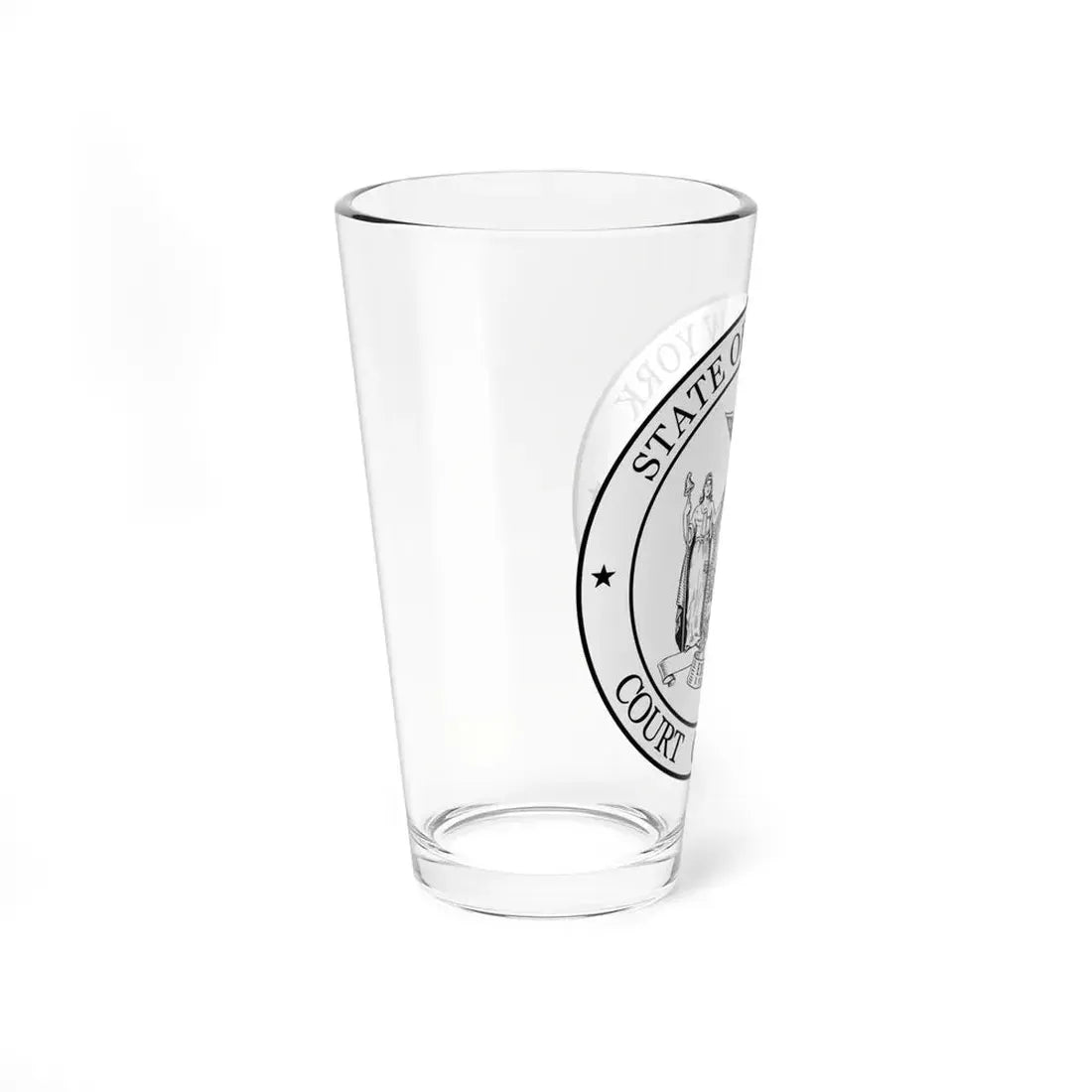Seal of the New York Court of Appeals - Pint Glass 16oz - Go Mug Yourself
