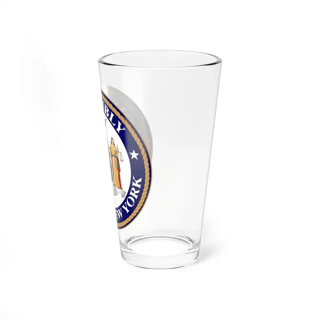 Seal of the New York State Assembly - Pint Glass 16oz - Go Mug Yourself