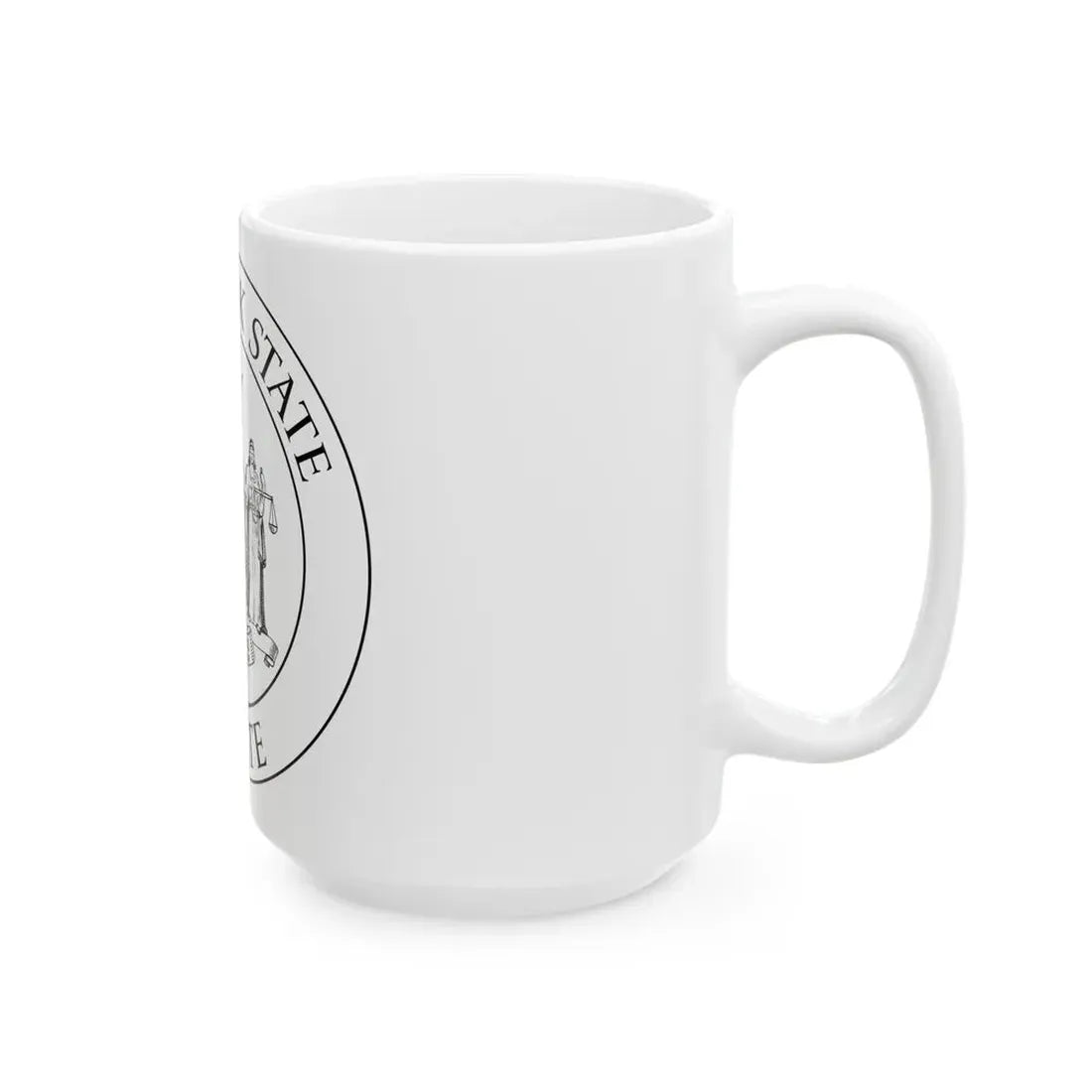 Seal of the New York State Senate - White Coffee Mug - Go Mug Yourself