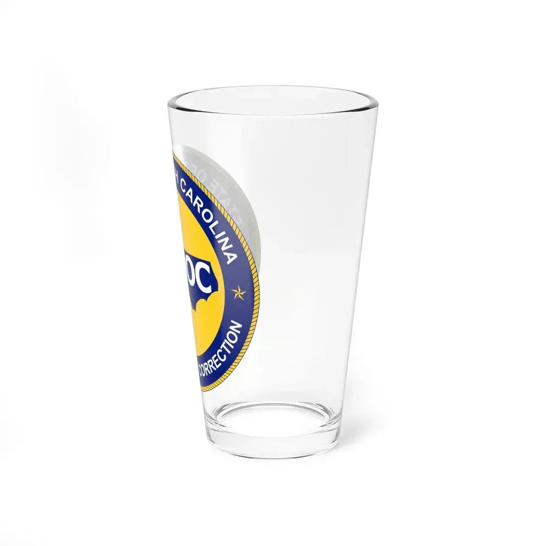 Seal of the North Carolina Department of Correction - Pint Glass 16oz - Go Mug Yourself