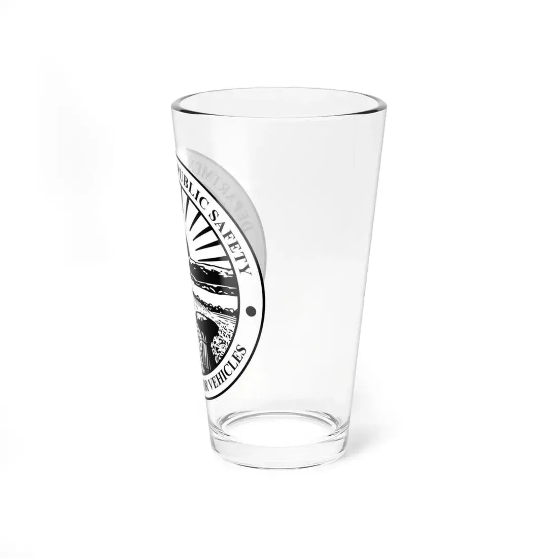 Seal of the Ohio Bureau of Motor Vehicles - Pint Glass 16oz - Go Mug Yourself