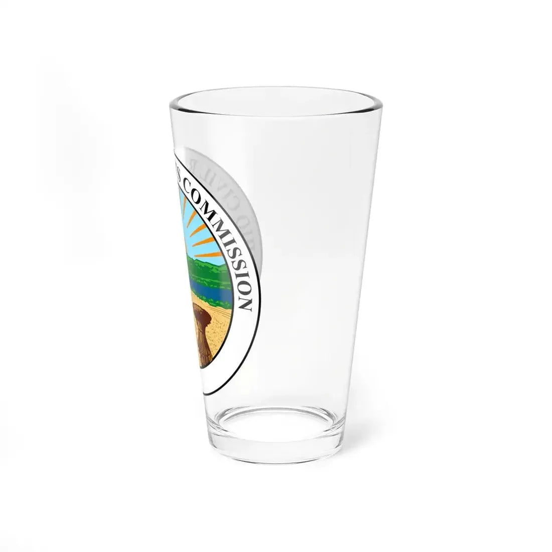 Seal of the Ohio Civil Rights Commission - Pint Glass 16oz - Go Mug Yourself
