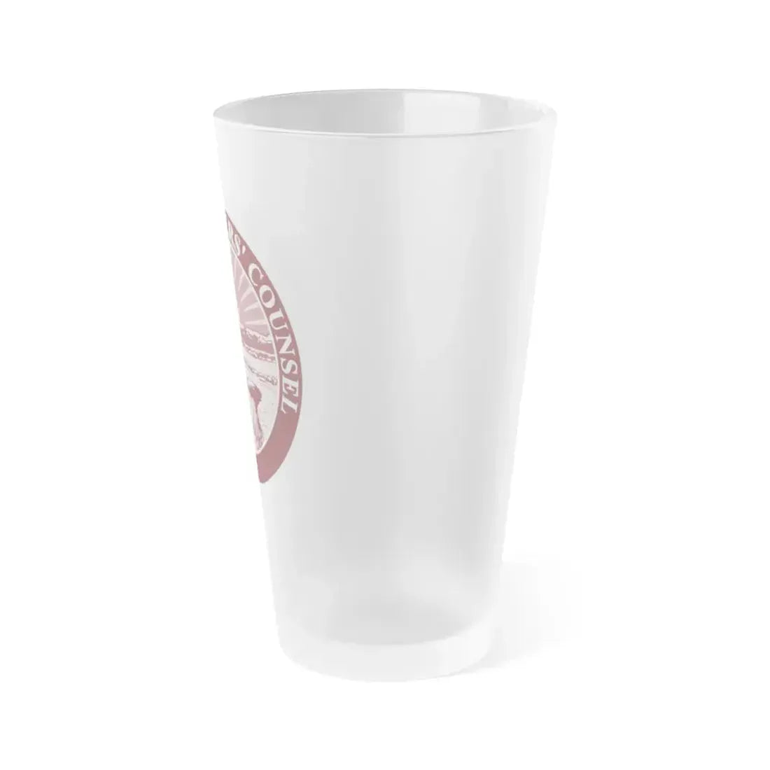 Seal of the Ohio Consumers Counsel - Frosted Pint Glass 16oz - Go Mug Yourself