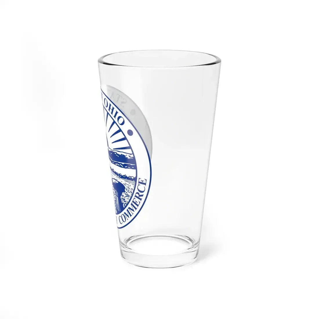 Seal of the Ohio Department of Commerce - Pint Glass 16oz - Go Mug Yourself