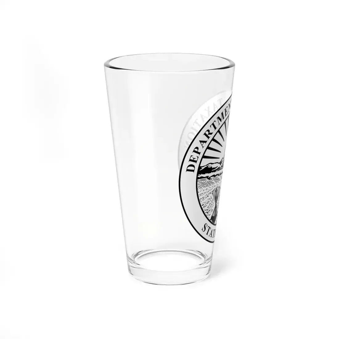 Seal of the Ohio Department of Taxation - Pint Glass 16oz - Go Mug Yourself
