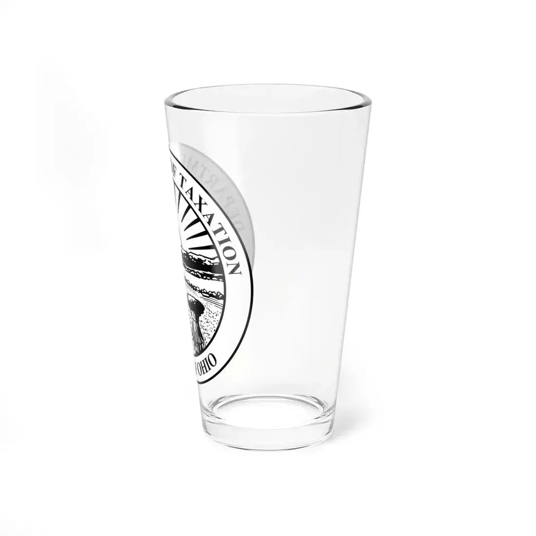 Seal of the Ohio Department of Taxation - Pint Glass 16oz - Go Mug Yourself
