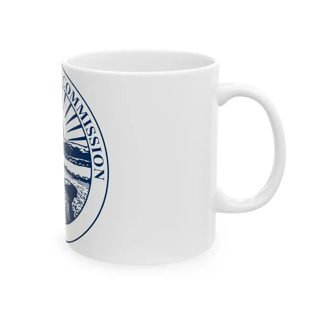 Seal of the Ohio Elections Commission - White Coffee Mug - Go Mug Yourself