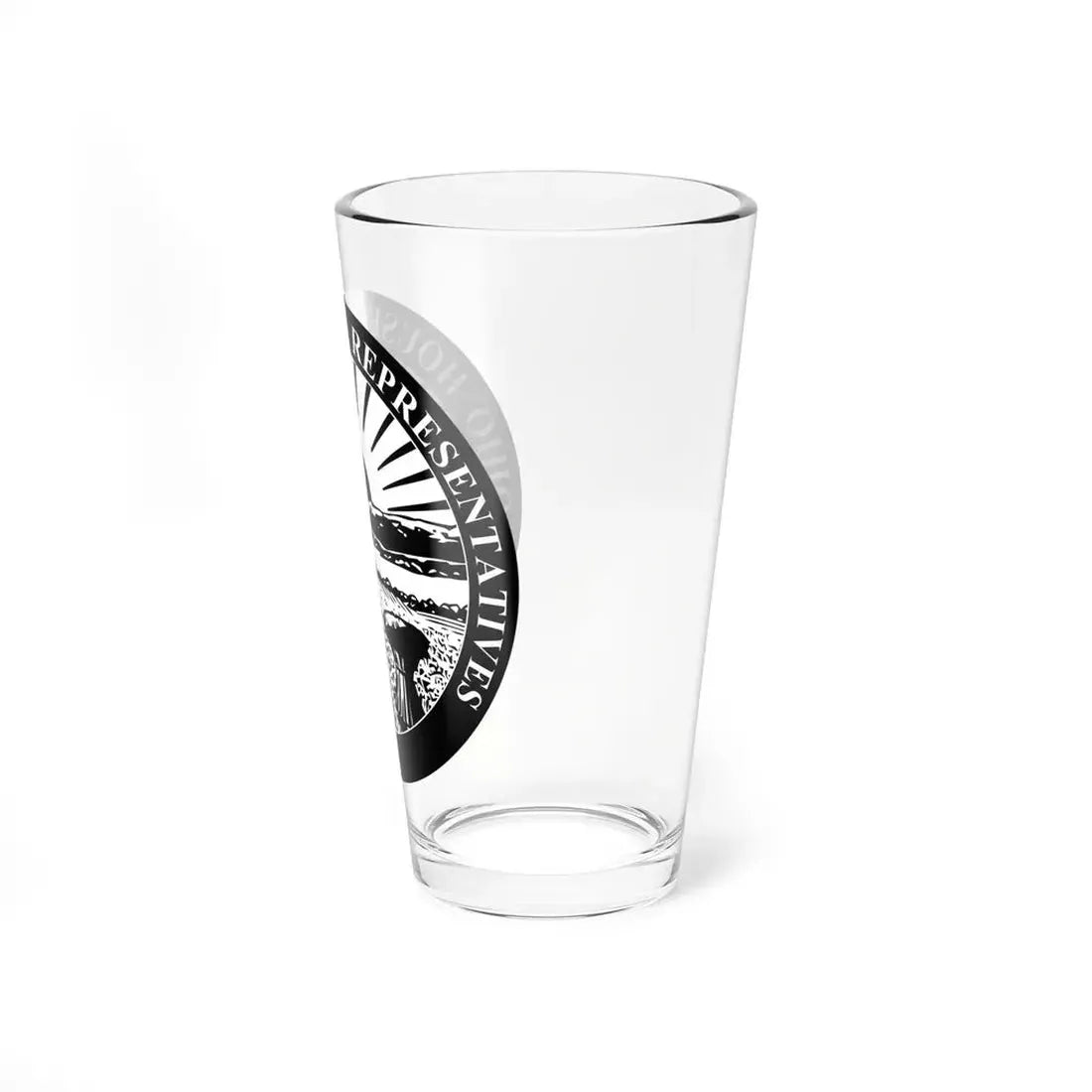 Seal of the Ohio House of Representatives - Pint Glass 16oz - Go Mug Yourself