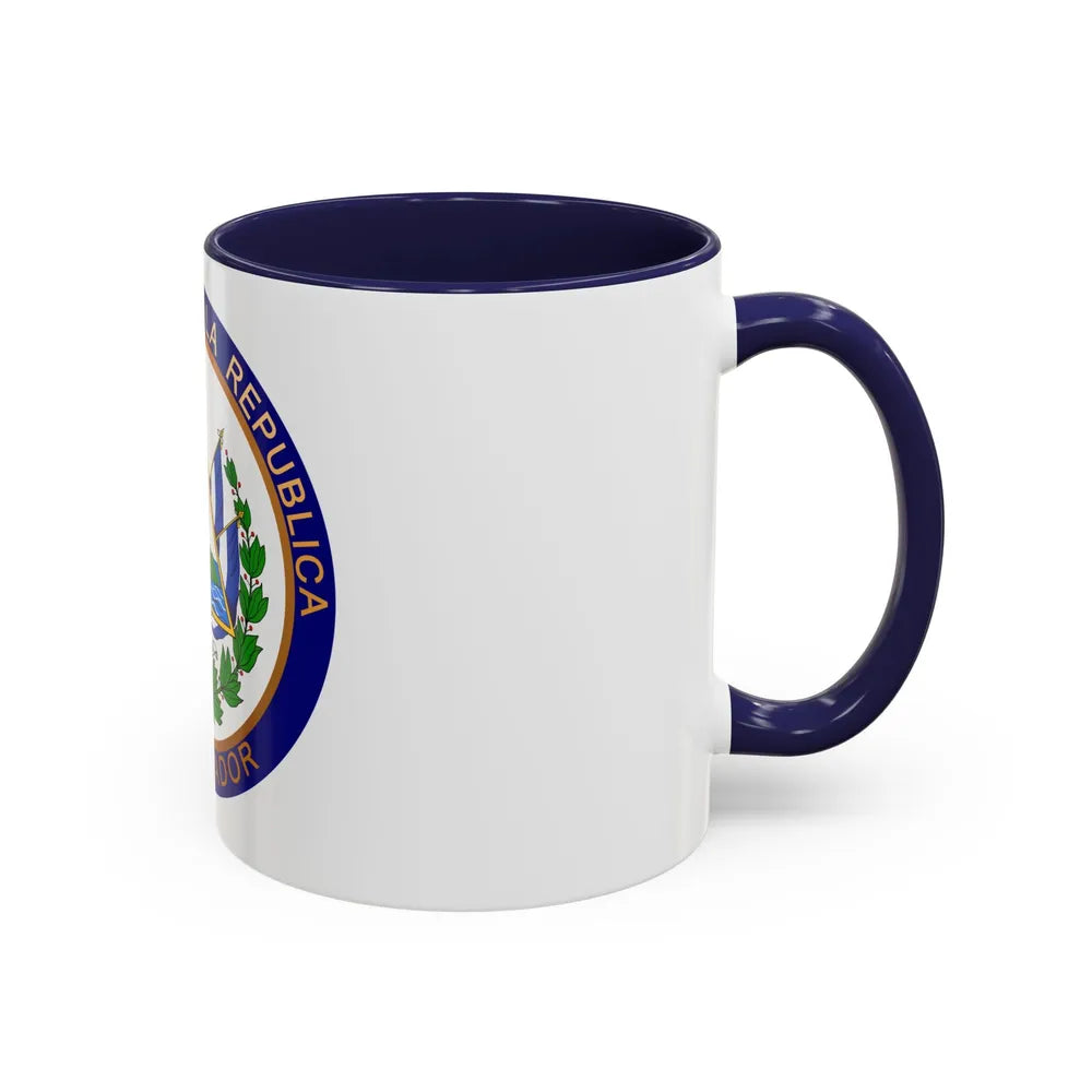 Seal of the President of El Salvador - Accent Coffee Mug - Go Mug Yourself