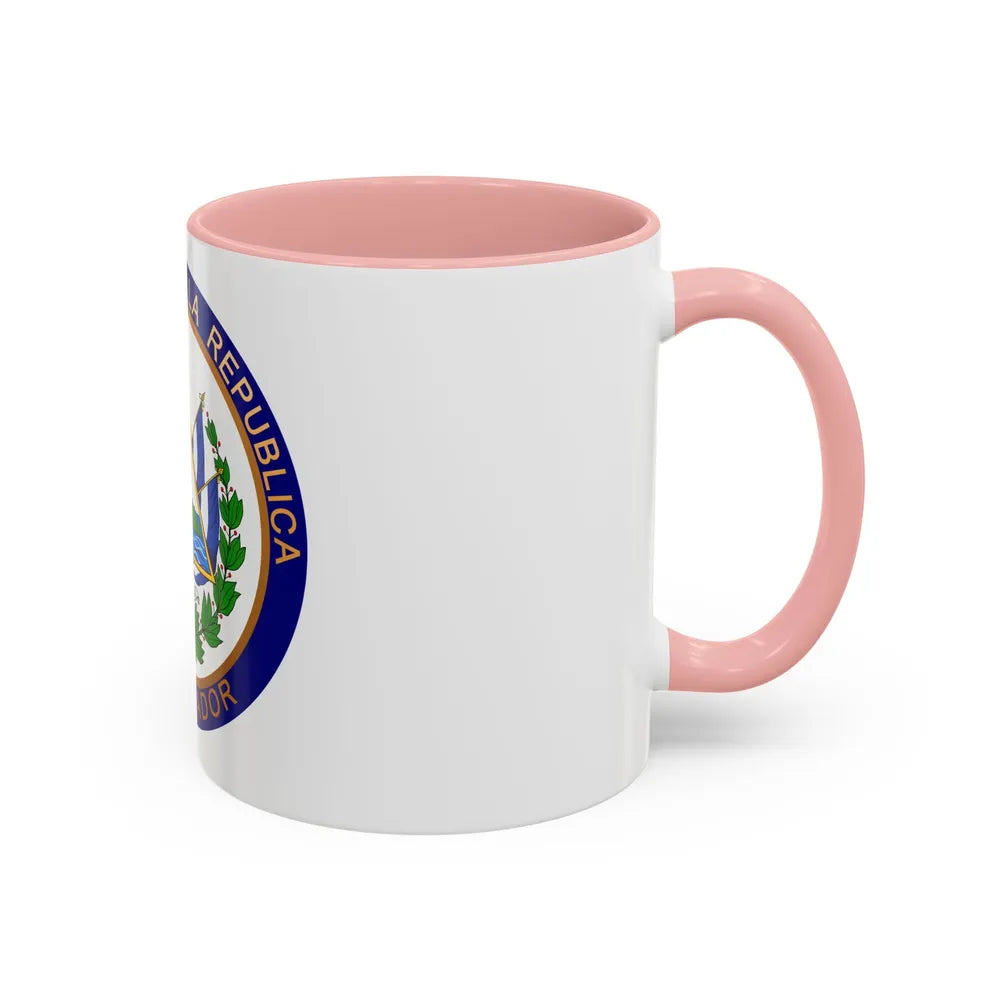 Seal of the President of El Salvador - Accent Coffee Mug - Go Mug Yourself