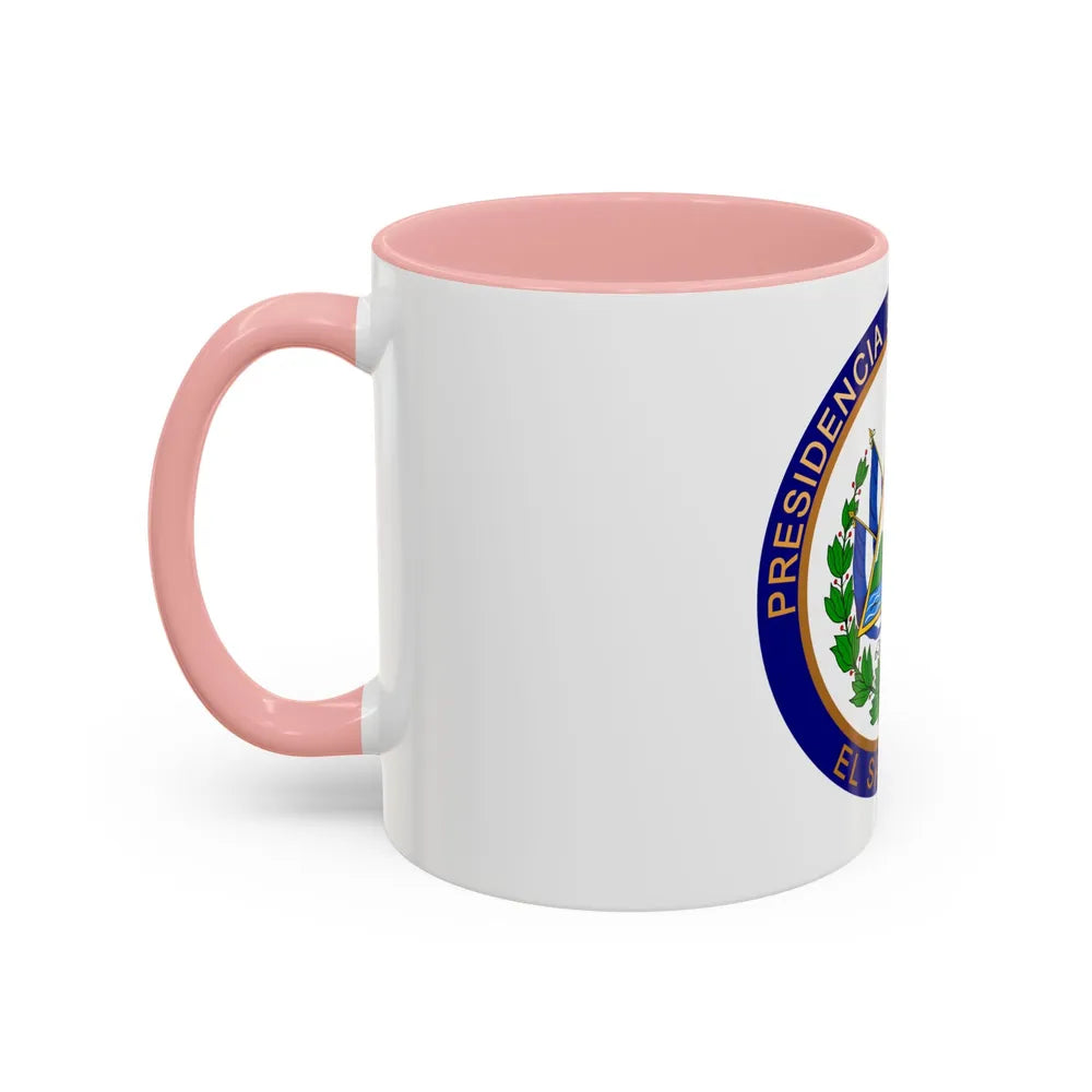 Seal of the President of El Salvador - Accent Coffee Mug - Go Mug Yourself