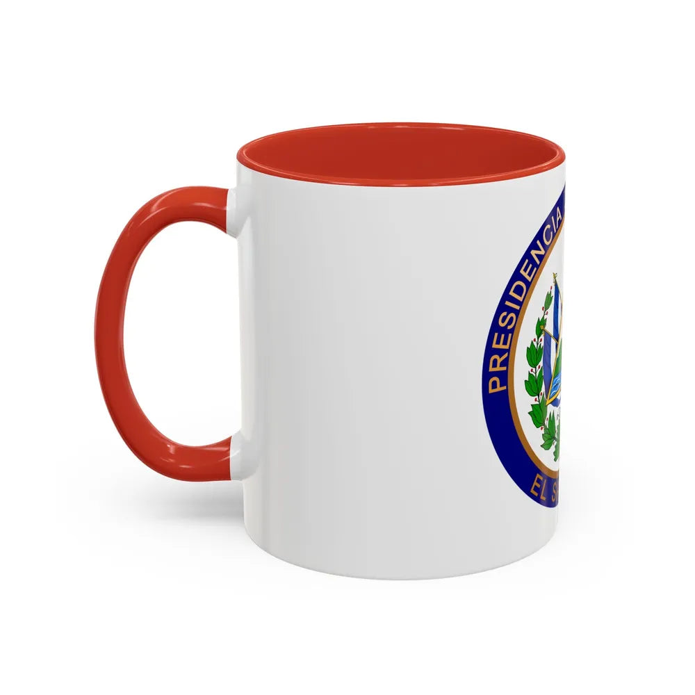 Seal of the President of El Salvador - Accent Coffee Mug - Go Mug Yourself