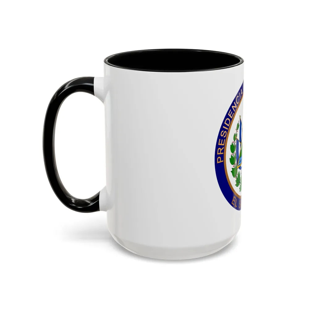 Seal of the President of El Salvador - Accent Coffee Mug - Go Mug Yourself