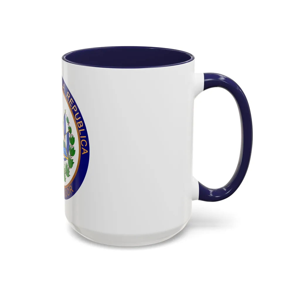 Seal of the President of El Salvador - Accent Coffee Mug - Go Mug Yourself