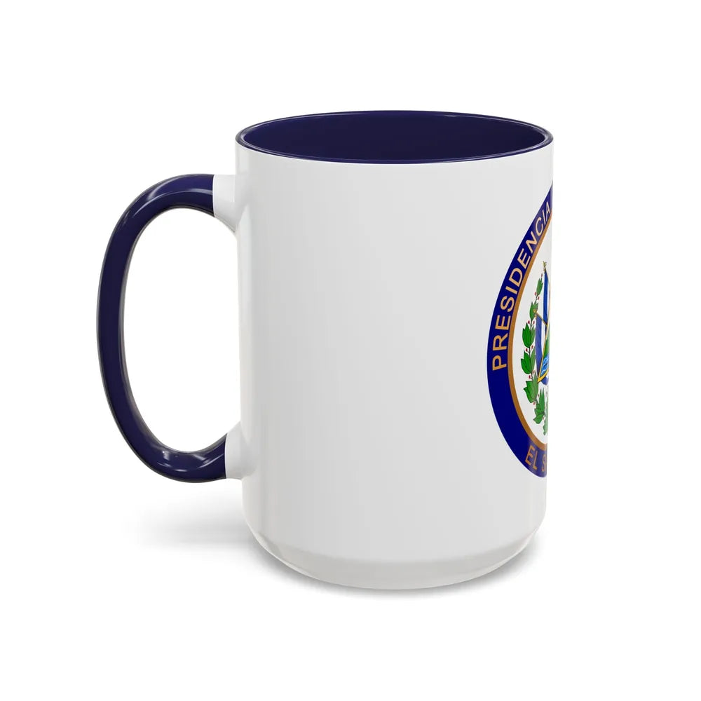 Seal of the President of El Salvador - Accent Coffee Mug - Go Mug Yourself