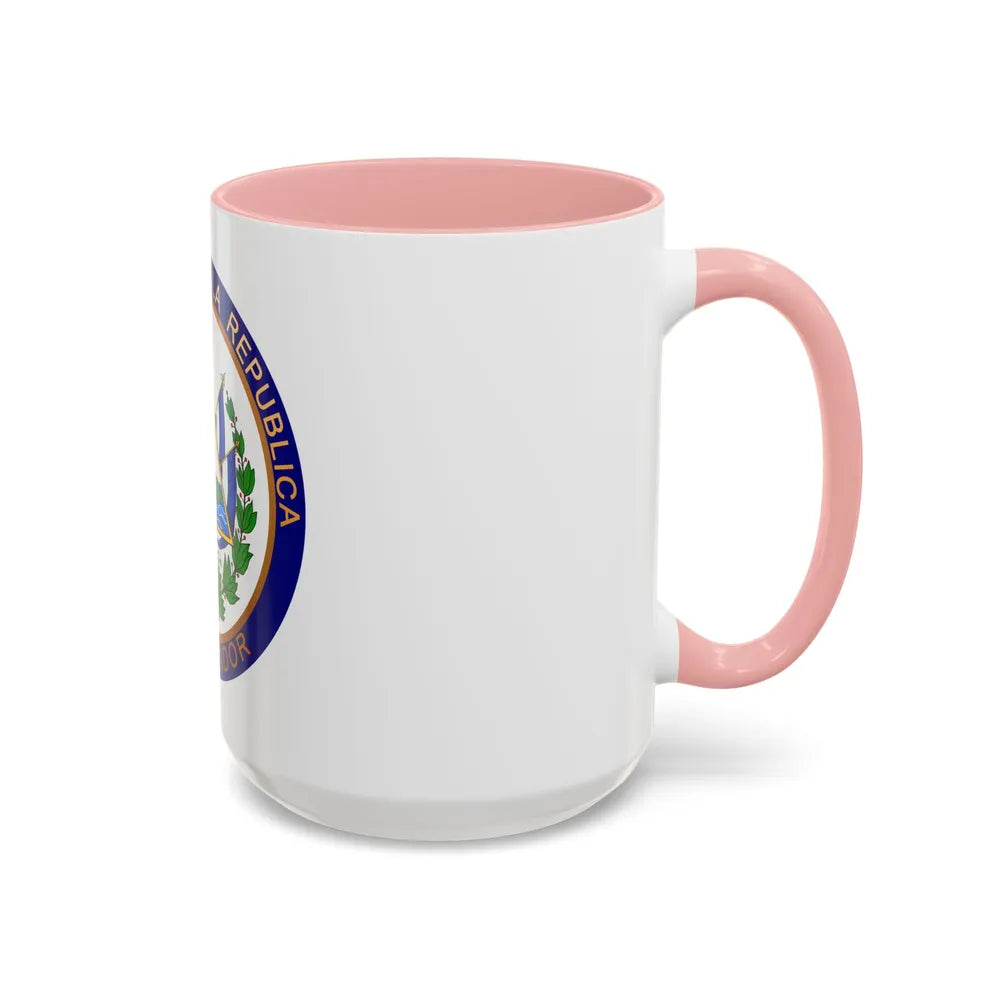 Seal of the President of El Salvador - Accent Coffee Mug - Go Mug Yourself