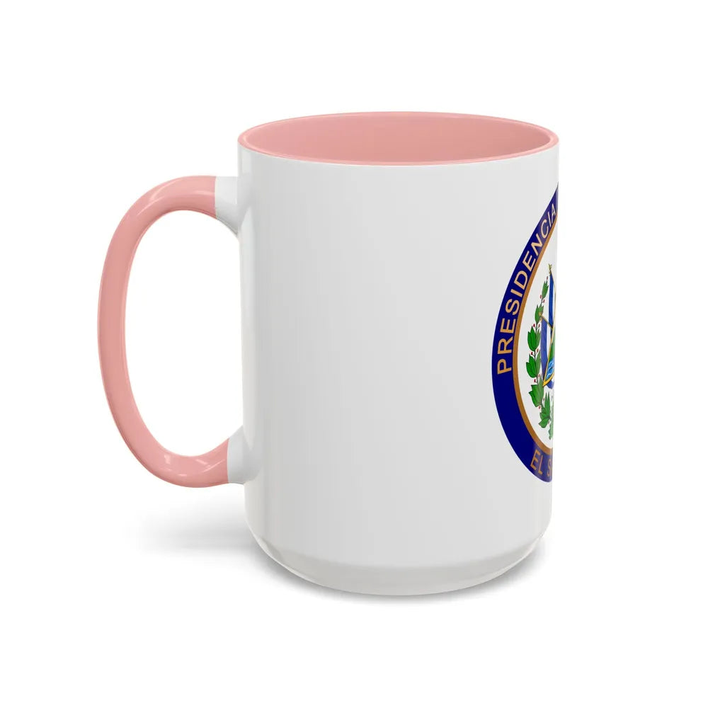 Seal of the President of El Salvador - Accent Coffee Mug - Go Mug Yourself