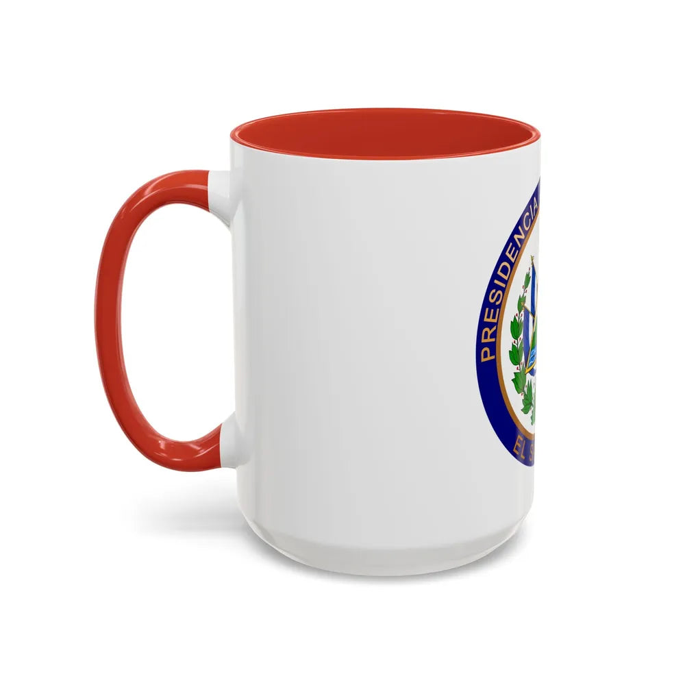 Seal of the President of El Salvador - Accent Coffee Mug - Go Mug Yourself
