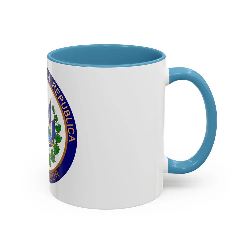 Seal of the President of El Salvador - Accent Coffee Mug - Go Mug Yourself