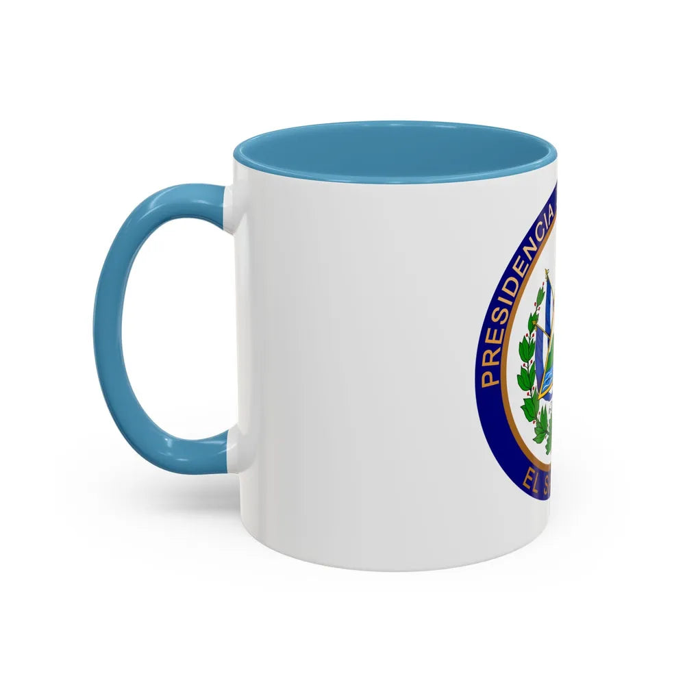 Seal of the President of El Salvador - Accent Coffee Mug - Go Mug Yourself