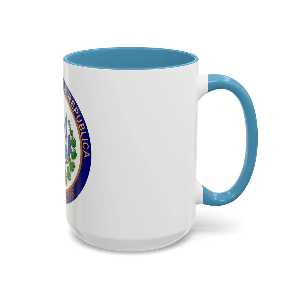 Seal of the President of El Salvador - Accent Coffee Mug - Go Mug Yourself