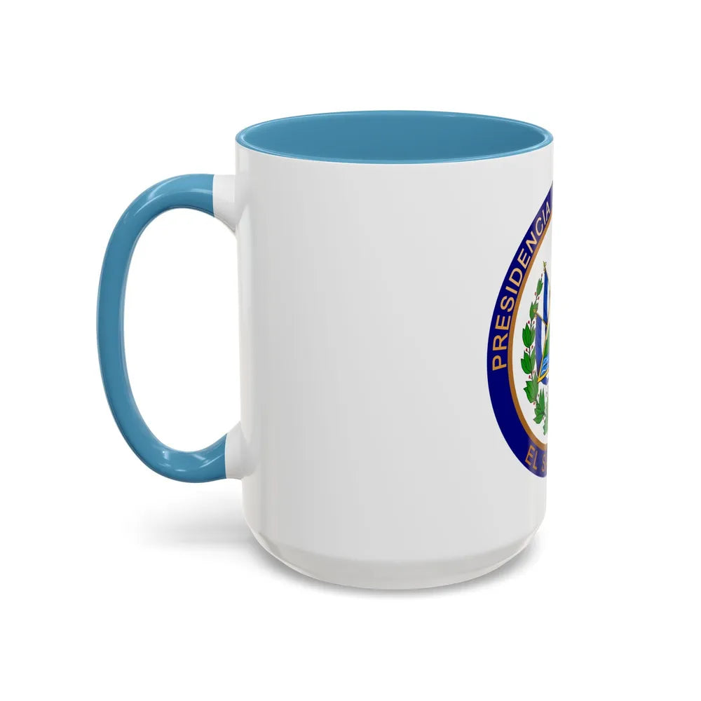 Seal of the President of El Salvador - Accent Coffee Mug - Go Mug Yourself