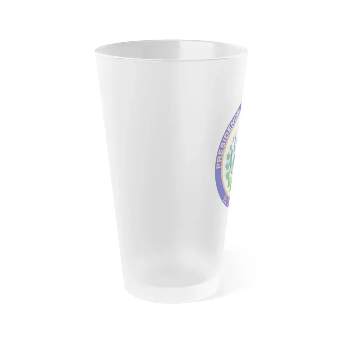 Seal of the President of El Salvador - Frosted Pint Glass 16oz - Go Mug Yourself