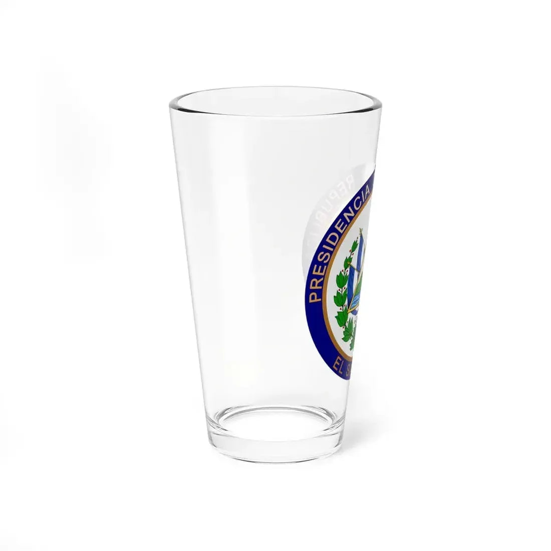Seal of the President of El Salvador - Pint Glass 16oz - Go Mug Yourself
