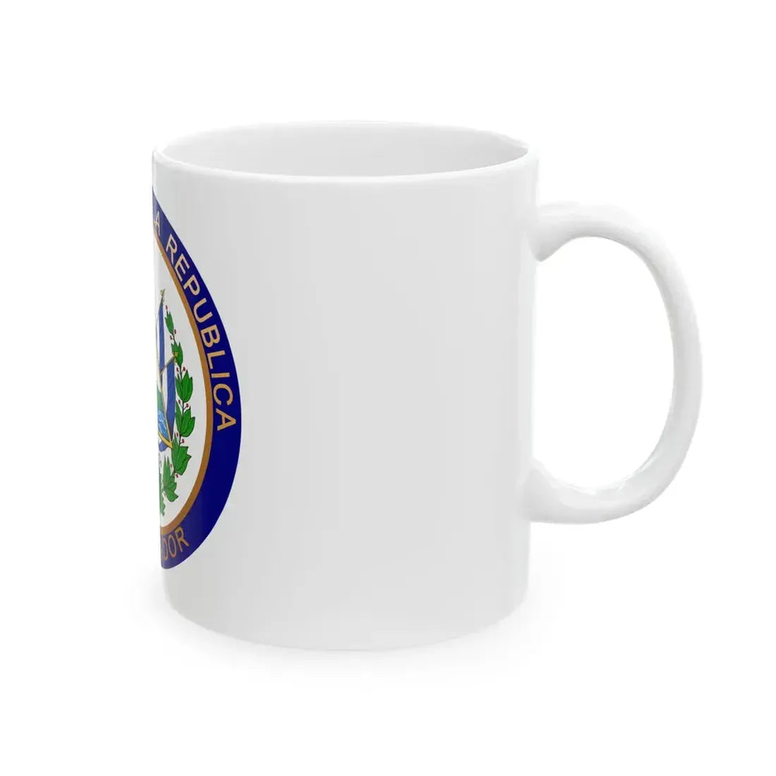 Seal of the President of El Salvador - White Coffee Mug - Go Mug Yourself