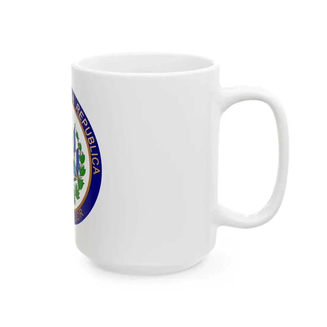 Seal of the President of El Salvador - White Coffee Mug - Go Mug Yourself
