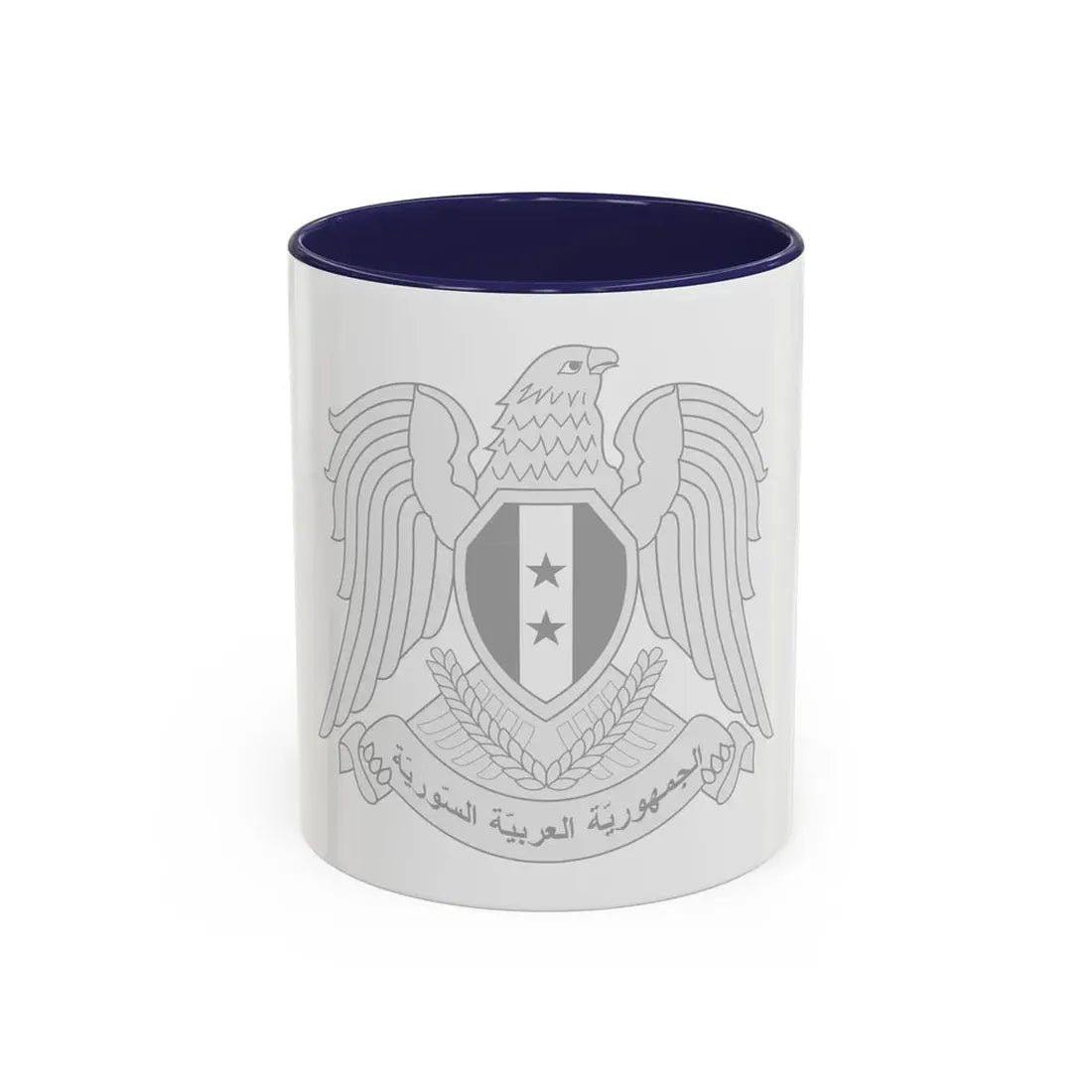 Seal of the President of Syria - Accent Coffee Mug 11oz Navy - Go Mug Yourself