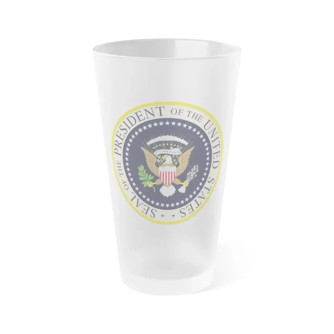 Seal of the President of the United States - Frosted Pint Glass 16oz 16oz Frosted - Go Mug Yourself