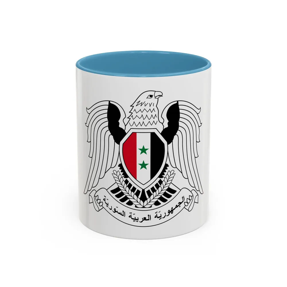 Seal of the Prime Minister of Syria - Accent Coffee Mug 11oz Light Blue - Go Mug Yourself