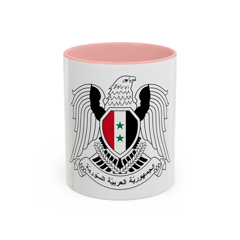 Seal of the Prime Minister of Syria - Accent Coffee Mug 11oz Pink - Go Mug Yourself