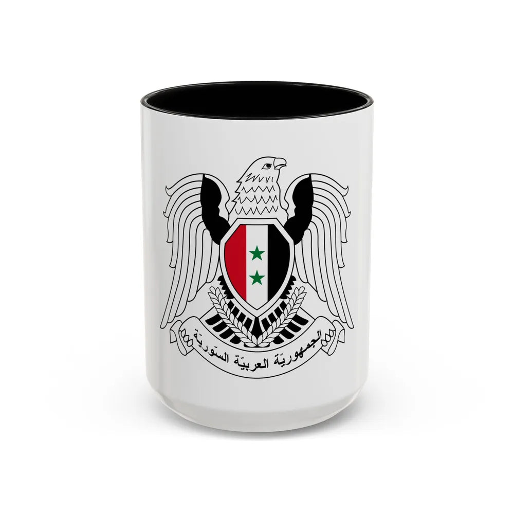 Seal of the Prime Minister of Syria - Accent Coffee Mug 15oz Black - Go Mug Yourself