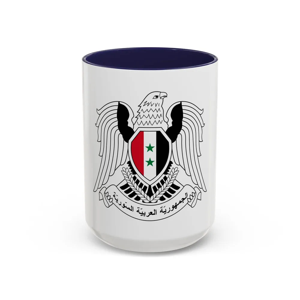 Seal of the Prime Minister of Syria - Accent Coffee Mug 15oz Navy - Go Mug Yourself