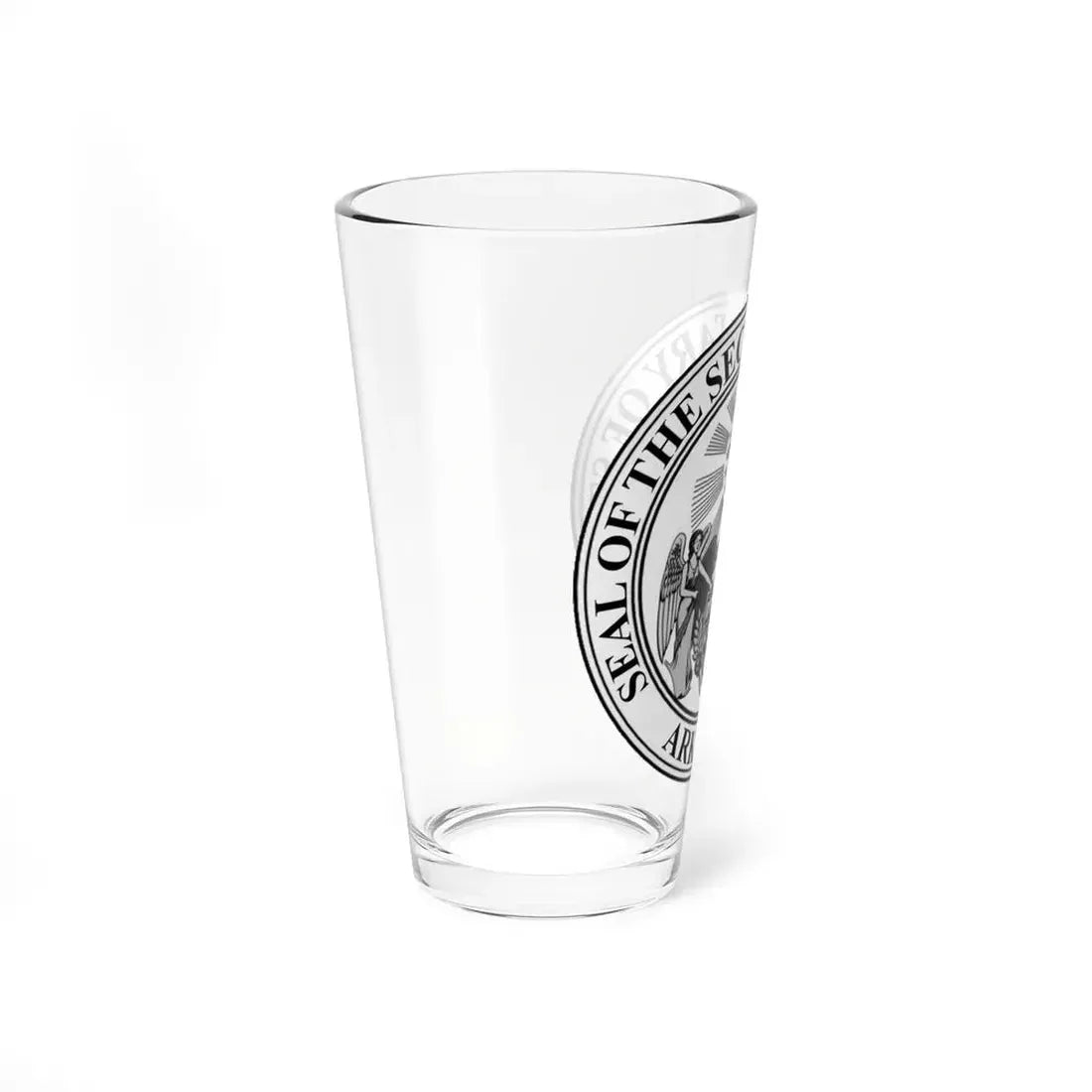 Seal of the Secretary of State of Arkansas - Pint Glass 16oz - Go Mug Yourself