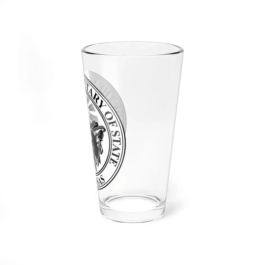 Seal of the Secretary of State of Arkansas - Pint Glass 16oz - Go Mug Yourself