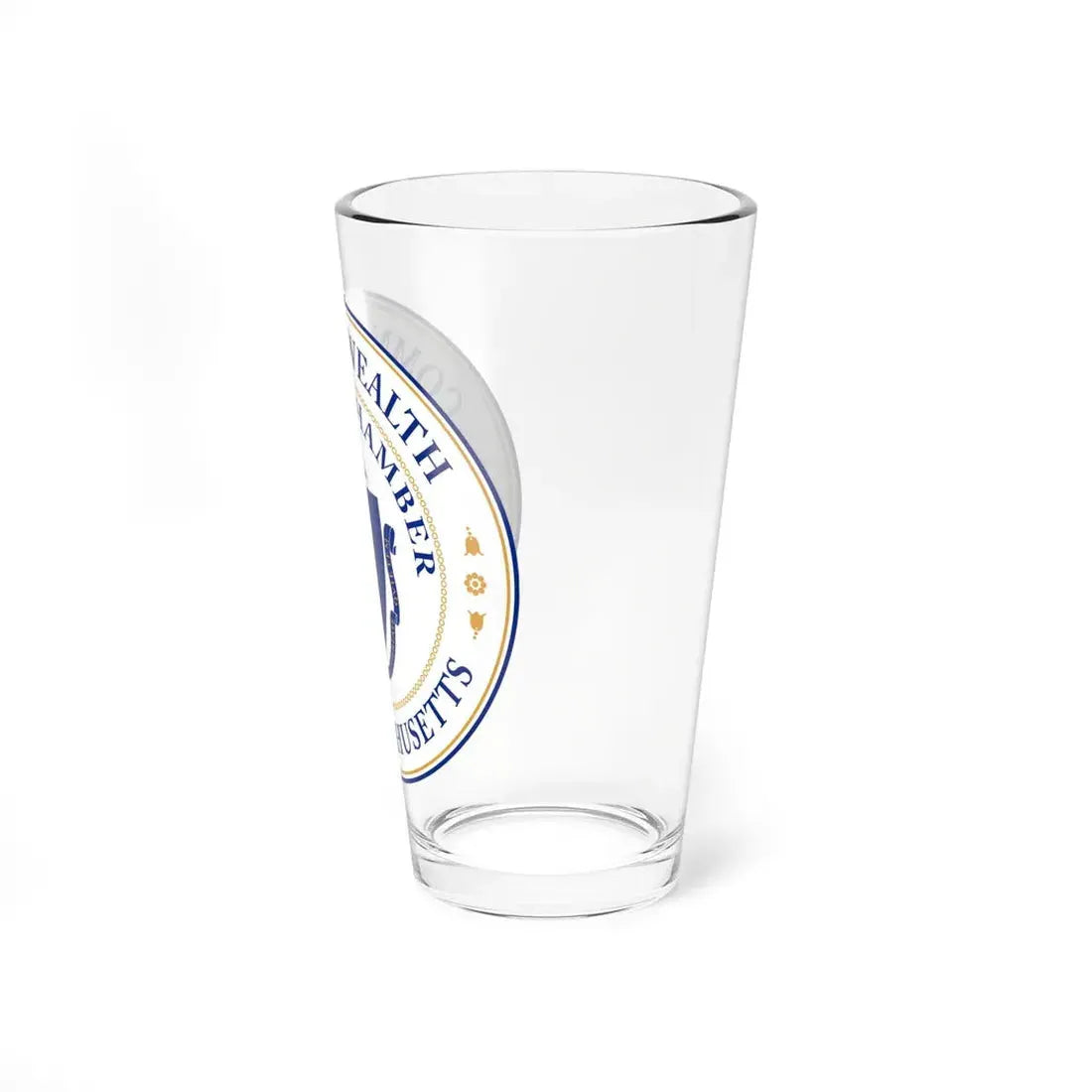 Seal of the Senate of Massachusetts - Pint Glass 16oz - Go Mug Yourself