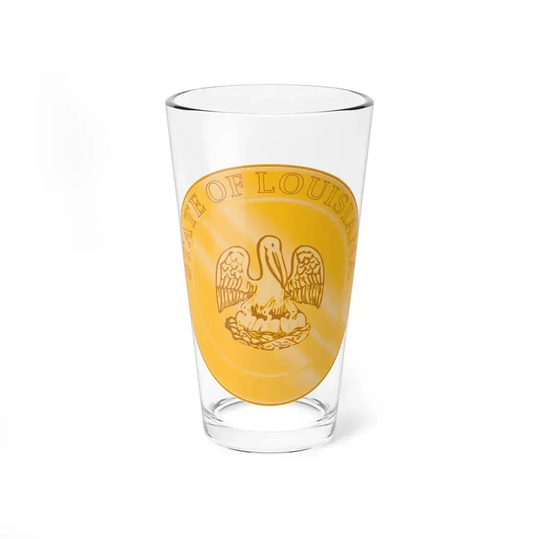 Seal of the State of Louisiana 1902 2006 - Pint Glass 16oz 16oz - Go Mug Yourself