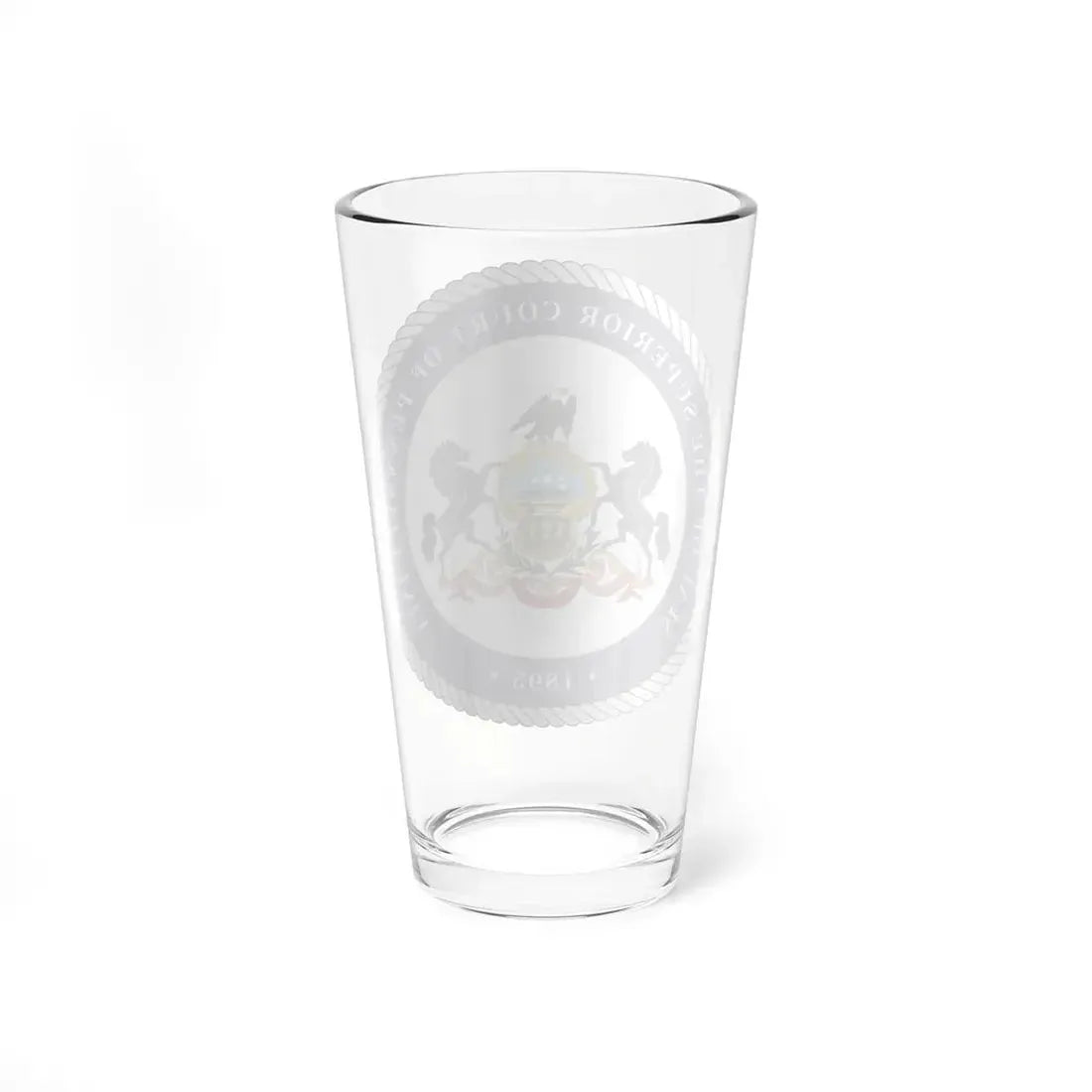 Seal of the Superior Court of Pennsylvania - Pint Glass 16oz - Go Mug Yourself