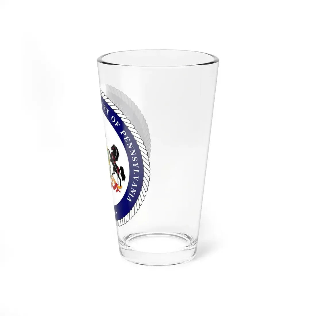 Seal of the Superior Court of Pennsylvania - Pint Glass 16oz - Go Mug Yourself