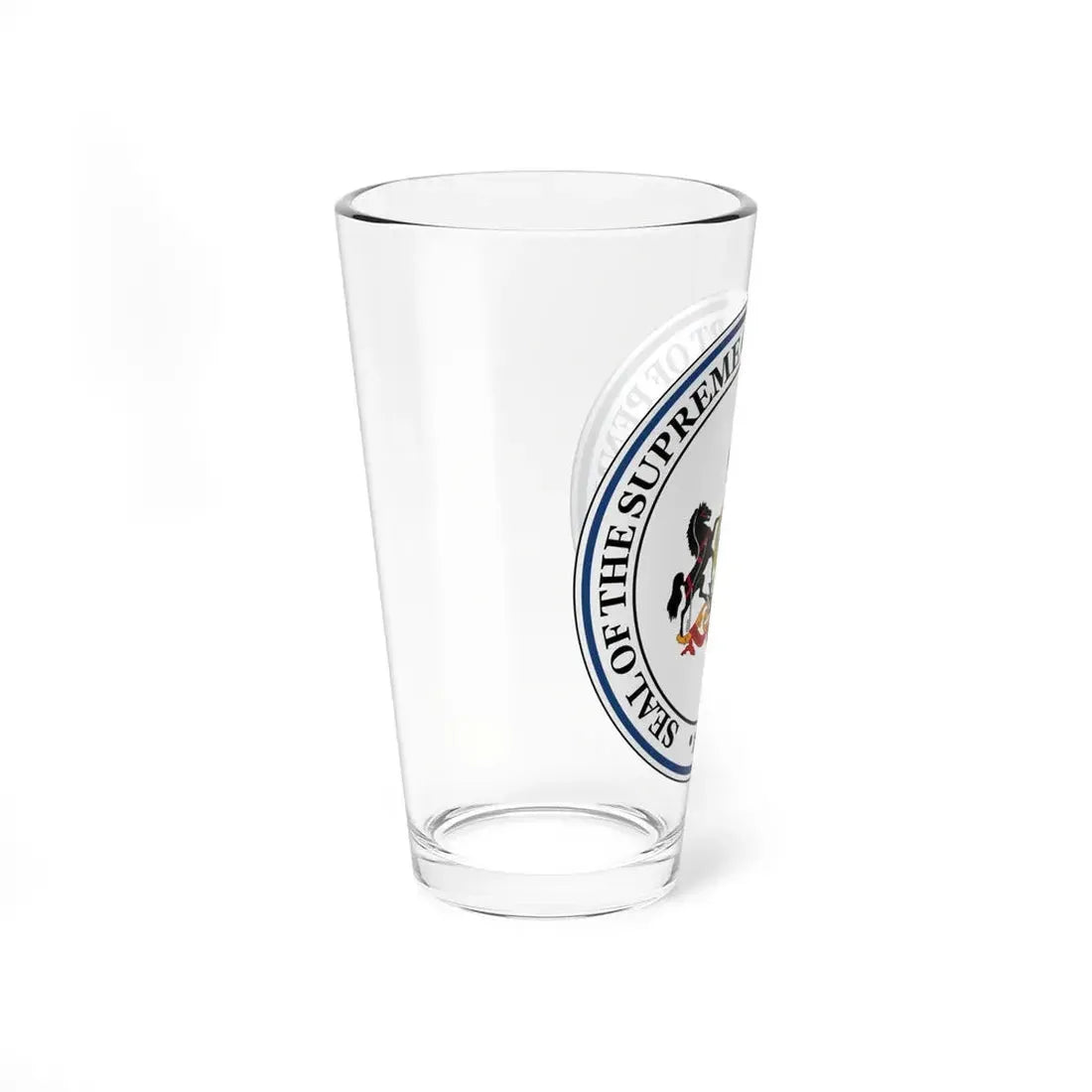 Seal of the Supreme Court of Pennsylvania - Pint Glass 16oz - Go Mug Yourself