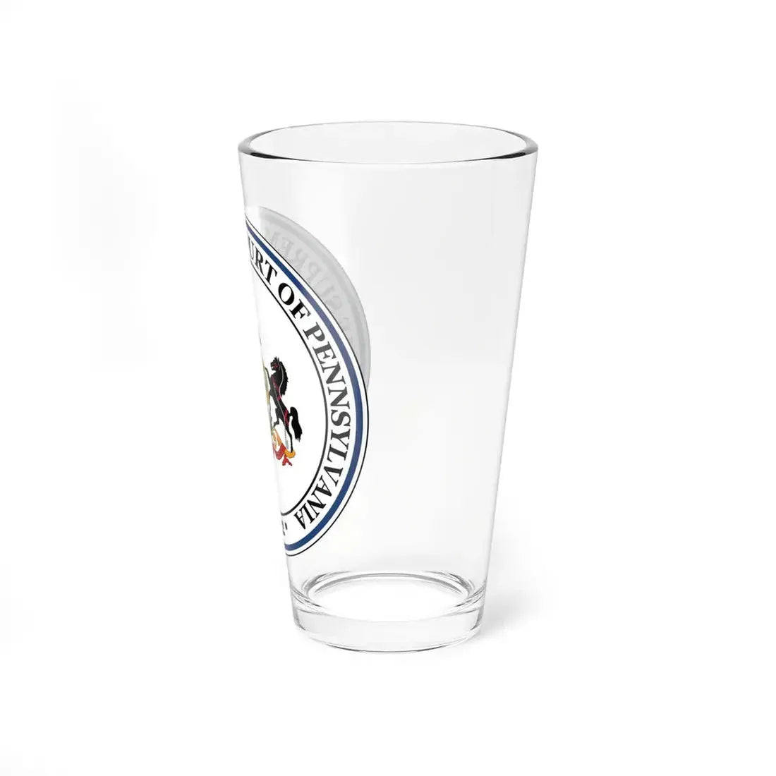 Seal of the Supreme Court of Pennsylvania - Pint Glass 16oz - Go Mug Yourself