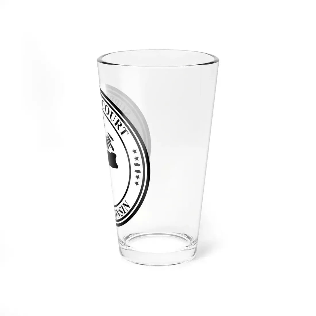 Seal of the Supreme Court of Wisconsin - Pint Glass 16oz - Go Mug Yourself
