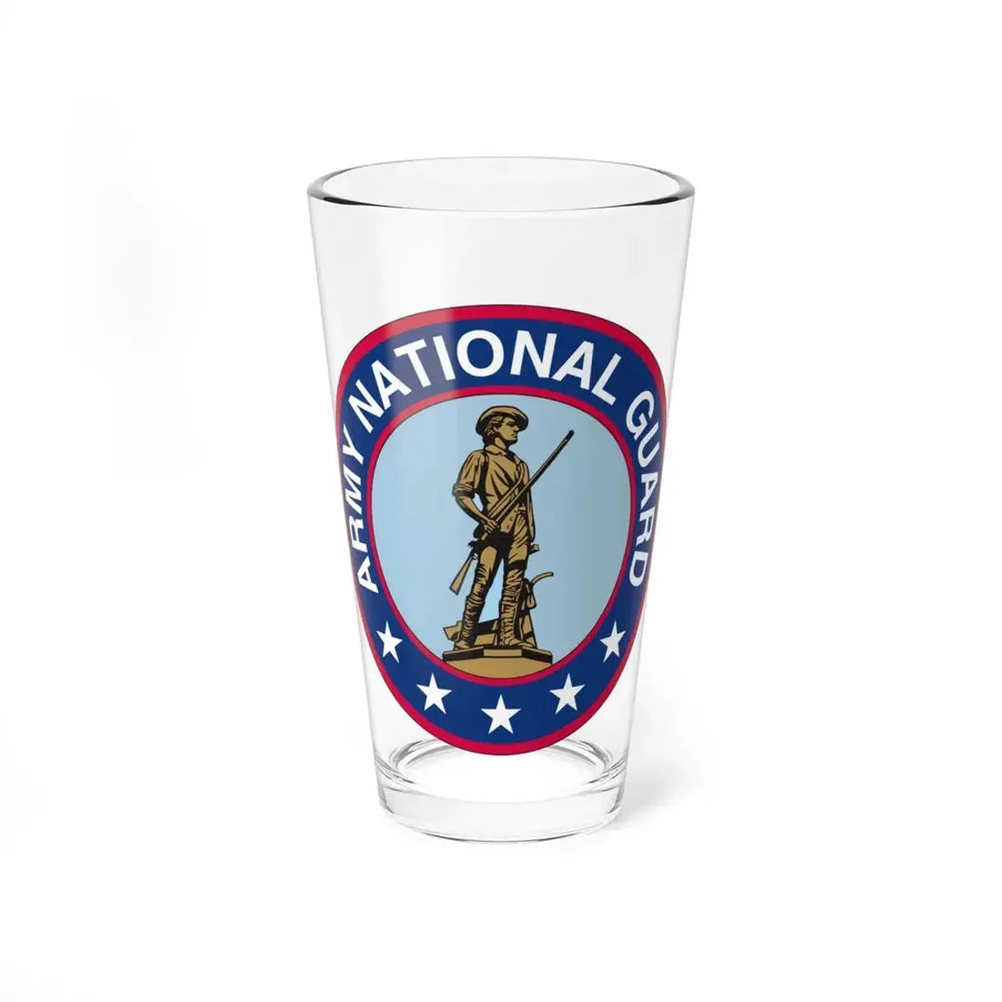 Seal of the United States Army National Guard - Pint Glass 16oz 16oz - Go Mug Yourself