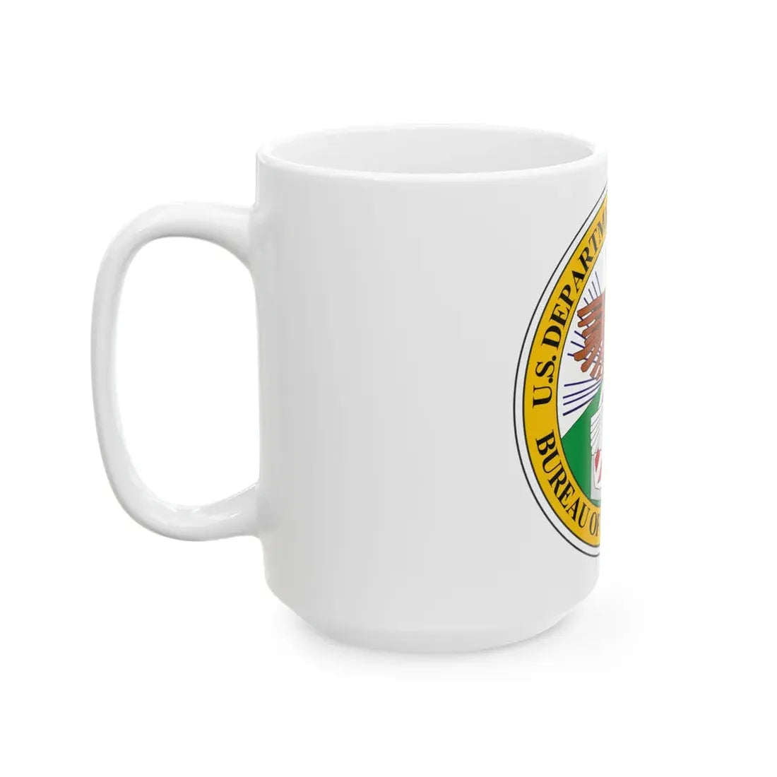 Seal of the United States Bureau of Indian Affairs - White Coffee Mug - Go Mug Yourself