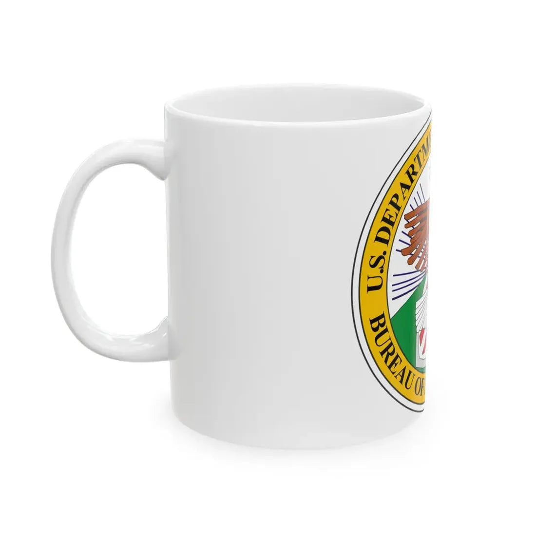 Seal of the United States Bureau of Indian Affairs - White Coffee Mug - Go Mug Yourself