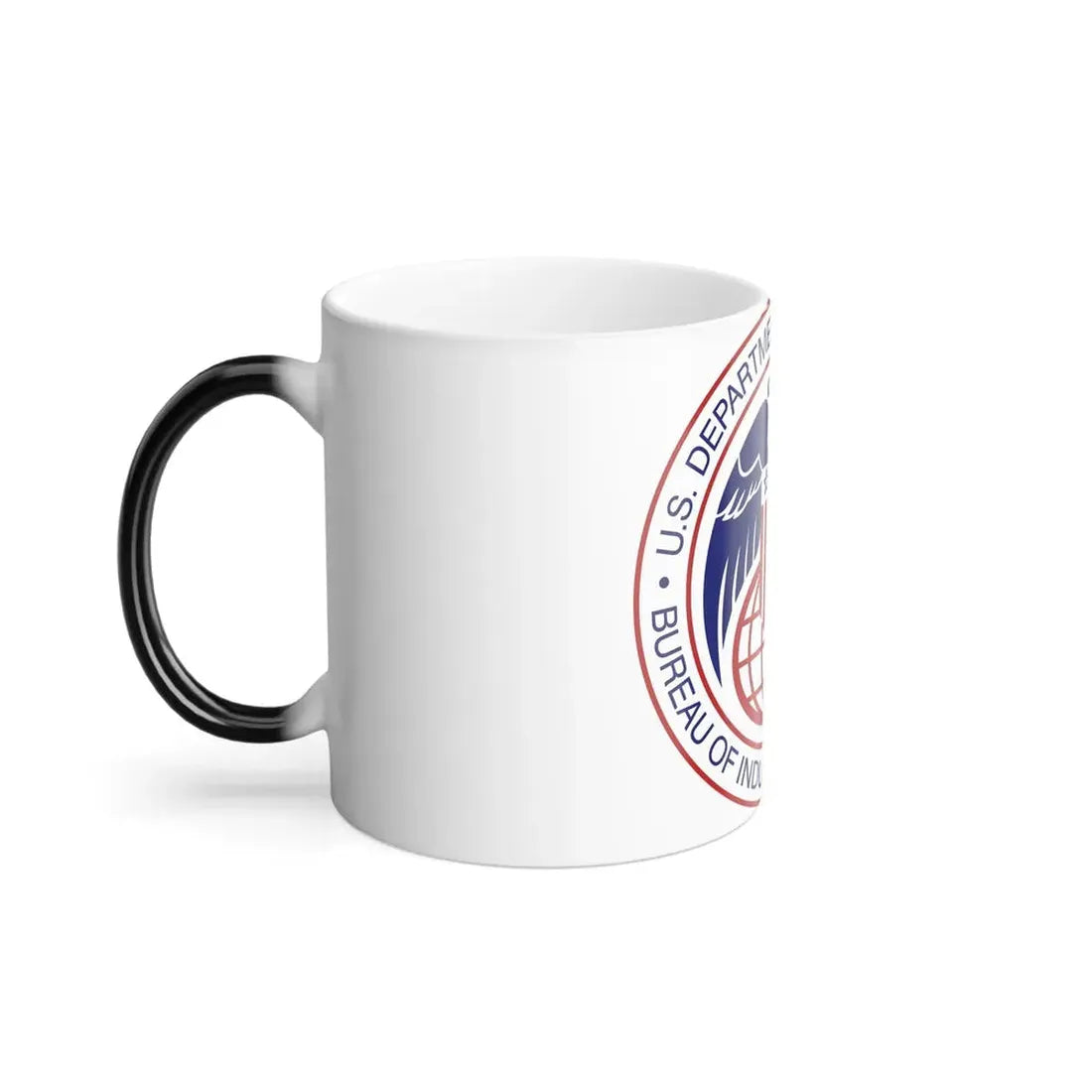 Seal of the United States Bureau of Industry and Security a part of the Department of Commerce - Color Changing Coffee Mug - Go Mug Yourself