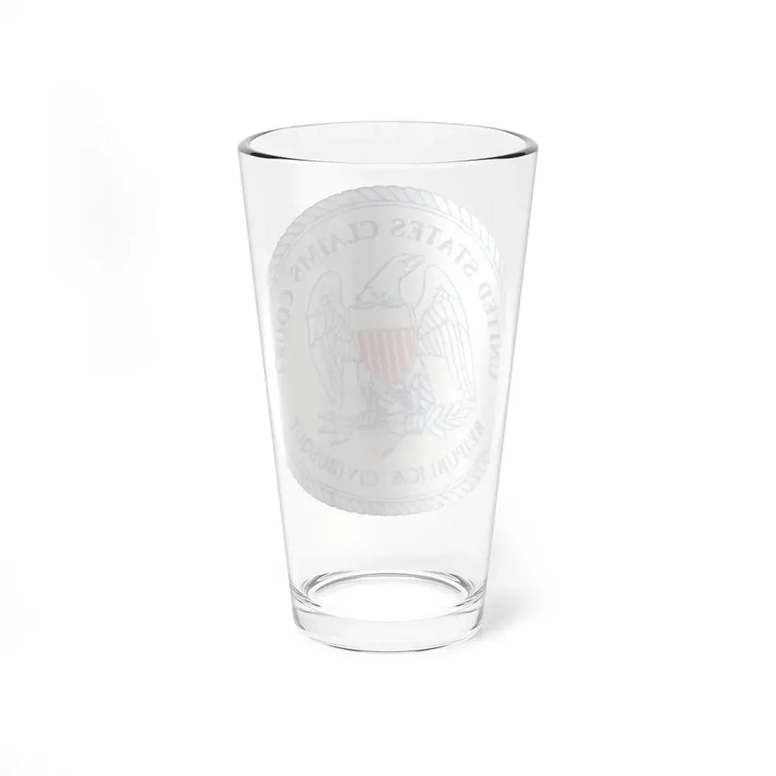 Seal of the United States Claims Court from 1982 to 1992 - Pint Glass 16oz - Go Mug Yourself